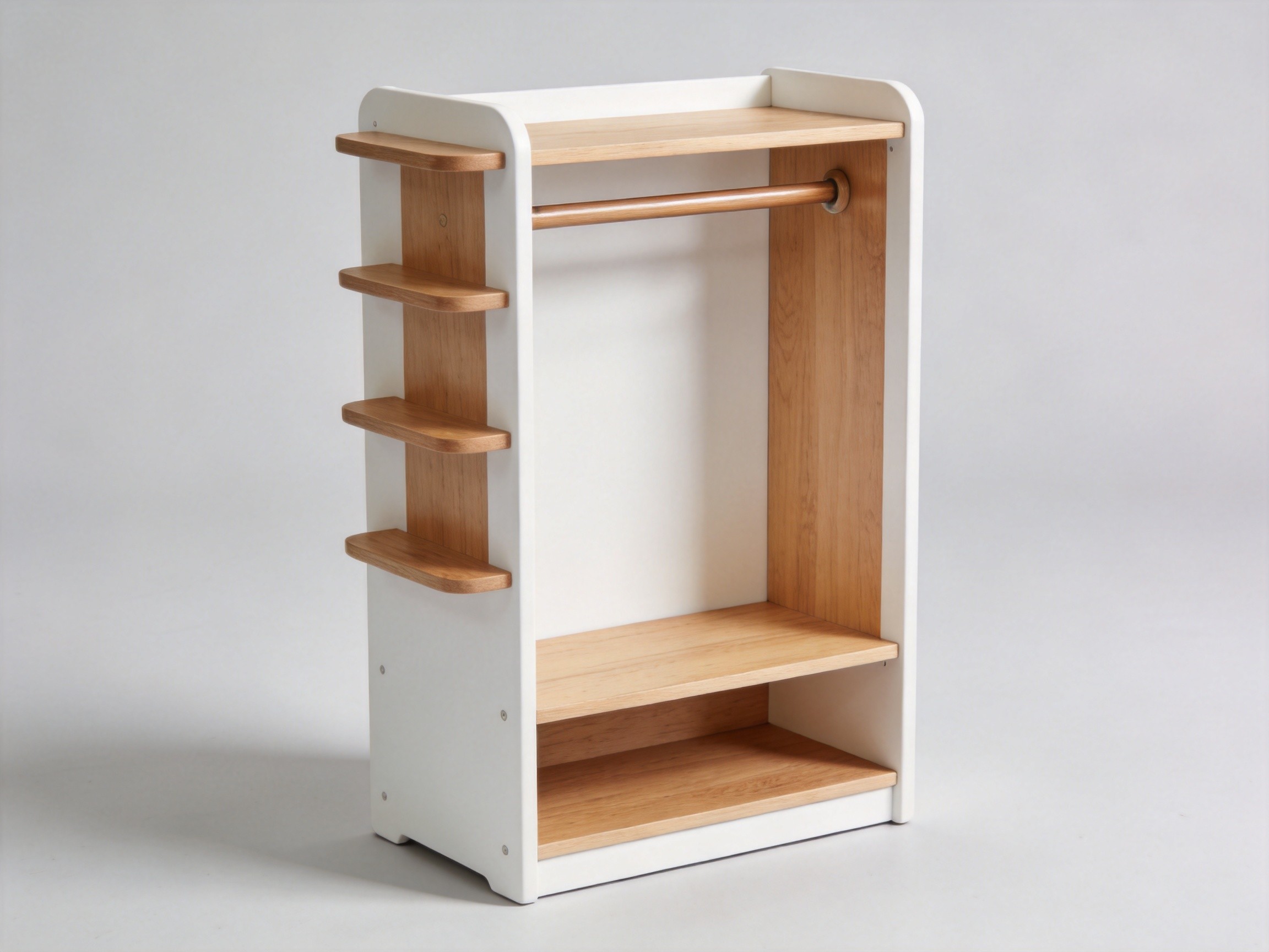 Kids Clothing Rack With Shelves