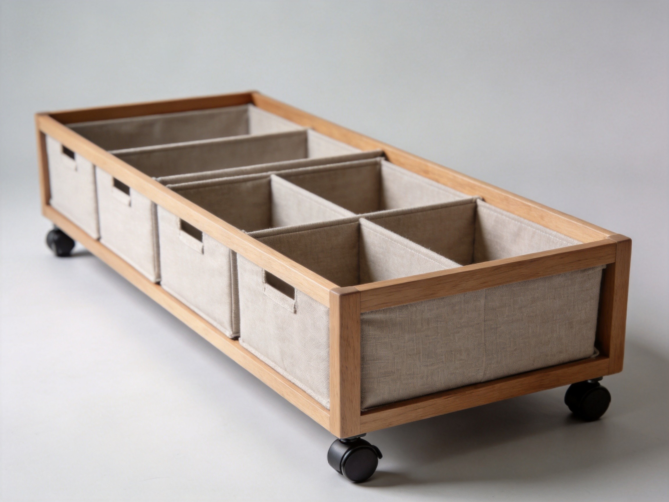 Rolling Under Bed Storage Drawers